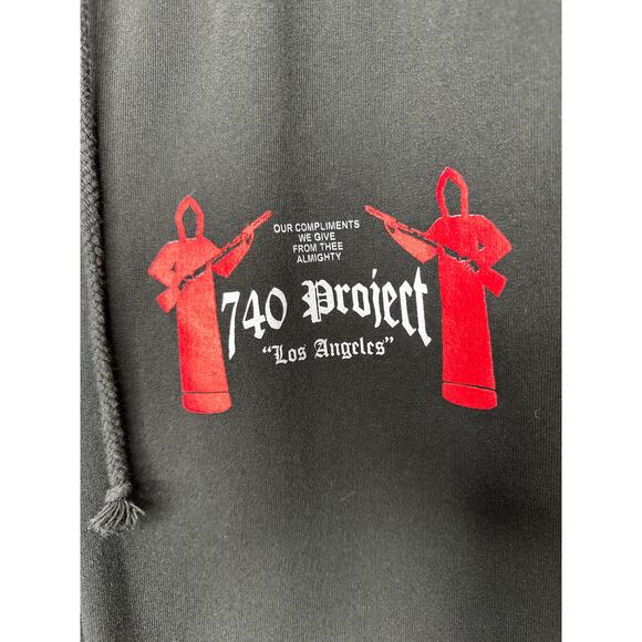 740 Project Black Men's Sweatpant Elastic Waist Jogger Medium - Picture 5 of 14